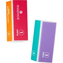 Essence THE MINI Limas de Uñas Pack Doble 2u. Multiuso 4 en 1: Acorta, Lima, Pule, Abrillanta. Compactas de Viaje, Veganas y Cruelty Free