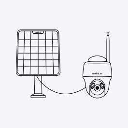 Reolink B430-B Cámara de Seguridad IP WiFi 5MP para Interior/Exterior con Batería, Compatible Alexa/Google Assistant