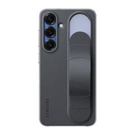Samsung Funda Standing Grip Case Galaxy S25 Negro - Soporte Integrado para visualización cómoda
