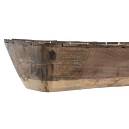 DKD Home Decor Vela Tropical de Soja Marrón 16x76 cm con 16 Mechas para Ambiente Tropical