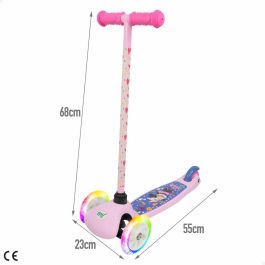 Patinete Scooter Minnie Mouse Goma Metal Plástico