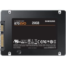 Samsung 870 EVO 250 GB SSD Negro MZ-77E250B/EU Precio: 64.58999965. SKU: S5605886