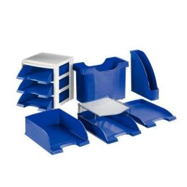 Set de Bandejas organizadoras Leitz Plus Jumbo Azul (4 Unidades)