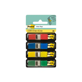Post-it Banderitas Separadoras 683-4 Dispensador 4 Colores 35 Banderitas por Color 43.1x12 mm Precio: 5.68999959. SKU: B1CSP6KAKW