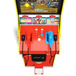 Arcade1Up Máquina Arcade Time Crisis Deluxe, 4 Juegos Clásicos (Time Crisis, Point Blank), 2 Pistolas, Pedal, WiFi, Pantalla 17" LCD