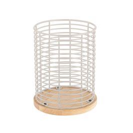 Inde Soporte Utensilios Lua Quttin, Organizador de Cocina, 13.5 x 13.5 x 17 cm (12 Unidades)