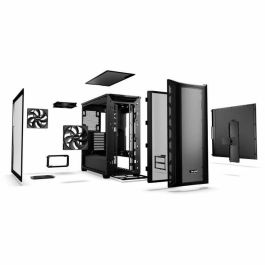 be quiet! Shadow Base 800 Black Midi Tower PC, ATX, EATX, micro ATX, Mini-ITX, Cristal Templado, Acero, ABS