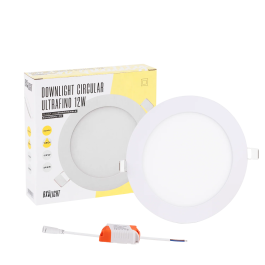 BX3 LIGHT Placa LED Circular 12W 860Lm 3000K Blanco Cálido Vida 40000H BX3-CIR12W-WW