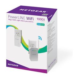 NETGEAR PLW1000 Kit Adaptadores Powerline y Wi-Fi AC1200, 1000 Mbit/s, WLAN 802.11ac 2.4/5 GHz
