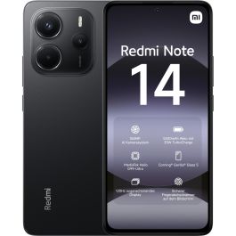 Xiaomi Redmi Note 14 MZB0J01EU | 6.67" AMOLED 120Hz | Cámara 108MP AI | 5500mAh 33W Carga | MediaTek G99-Ultra | 6GB RAM 128GB Negro IP54 Precio: 156.50000003. SKU: B15KEPGCD8