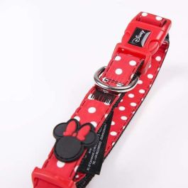 Cerdá Collar para Perros Minnie Mouse, Licencia Oficial Disney, Talla XXS-XS, Color Rojo