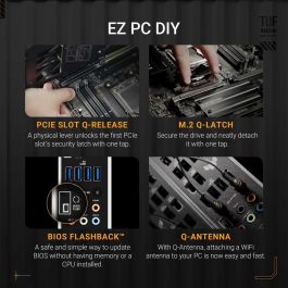 ASUS TUF GAMING B850M-PLUS WiFi Placa Base Gaming AMD B850 Zócalo AM5 micro ATX DDR5 Wi-Fi 6E 2.5GbE