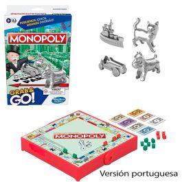 Hasbro Gaming F8256 Monopoly Viaje Grab and Go - Juego de Mesa Clásico Compacto Portátil en Portugués Precio: 9.98999958. SKU: B1K3BQK2PP