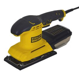 STANLEY FATMAX FMEW214K-QS Lijadora Orbital Eléctrica 280W con Órbita de 2mm, para Lijado Profesional en Madera, Metal y Multimateriales con Maletín