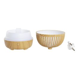 DKD Home Decor Difusor de Aroma Basicos 180ml ABS PP Natural 11.8x12.1x11.8 cm