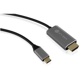 ICY BOX Cable USB-C a HDMI 1.8m, 4K 60Hz, color Negro