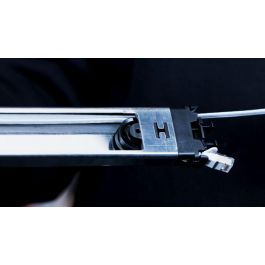 PATCHBOX 365 Cat.6a Cassette STP White 0.8m / 8RU