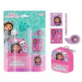 Gabby's Dollhouse Set Papelería Minimochila, La Casa de Gabby, Multicolor, Edad 3+ años, 19.5 x 22.5 x 4.5 cm Precio: 7.19224. SKU: B15PR992YB