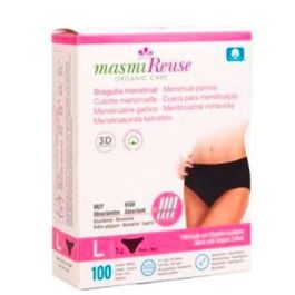 MASMI Braguita Menstrual Talla L, Algodón Ecológico, Alta Absorción (4+ Tampones), Hipoalergénica, hasta 100 Lavados Precio: 19.68999967. SKU: B14KB2MTNW