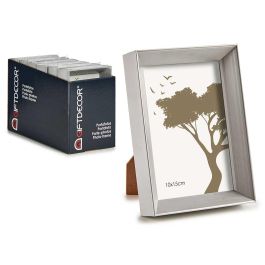 Portafoto plástico moldura plata 10x15 cm Giftdecor - Incluye gancho para colgar (24 Unidades) Precio: 43.79000043. SKU: B1H48LSGWR