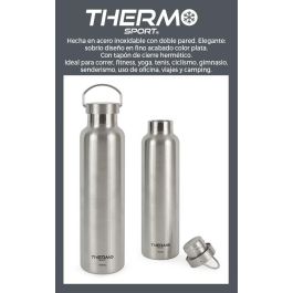 Thermosport Botella Termo de Acero Inoxidable con Asa, 1000 ml (1 L), 30,5 cm Alto x 8 cm Diámetro (6 Unidades) Thermosport Botella Termo de Acero Inoxidable con Asa, 1000 ml (1 L), 30,5 cm Alto x 8 cm Diámetro (6 Unidades)