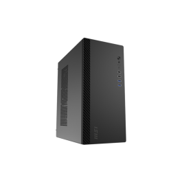 MSI PRO SHIELD M100P Carcasa de Ordenador Midi Tower Negra para PC, soporta Micro-ATX/Mini-ITX, bahías 2.5/3.5", ventilador 80mm Precio: 31.89000012. SKU: B136EJM6D9