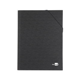 Liderpapel Carpeta Clasificadora Fuelle Folio Prolongado Cartón Forrado 12 Departamentos Negro