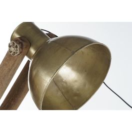 DKD Home Decor Lámpara de Pie Loft Marrón Dorado 25 x 140 x 85 cm