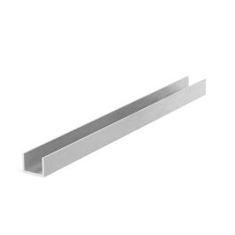 HERRAJES ALK Sp19 Perfil Horizontal U 3M Acabado Plata Mate, Pack 2 Unidades Precio: 12.98999977. SKU: B1AN6WDGPM