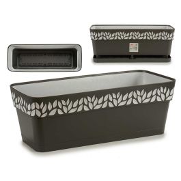 Jardinera Cloe Antracita 50 cm Plastico con Reserva de Agua - Stefanplast (12 Unidades) Precio: 85.58999977. SKU: B17VXQMKSB