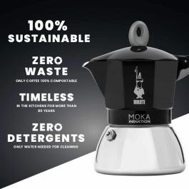 Cafetera Italiana Bialetti 0006934/NP Negro Aluminio
