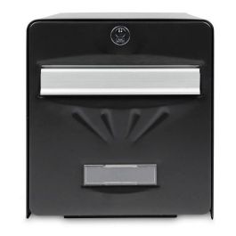 Burg Wachter Buzón de Correo Negro de Acero Galvanizado, con Puerta Trasera de Vidrio y Bisagras Inoxidables. Resistente a Corrosión y Abrasión. Burg Wachter Buzón de Correo Negro de Acero Galvanizado, con Puerta Trasera de Vidrio y Bisagras Inoxidables. Resistente a Corrosión y Abrasión.