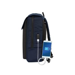 Cartera Escolar Safta Business Black-Blue-Grey Mochila Ordenador 13,3-' 290x120x390 mm