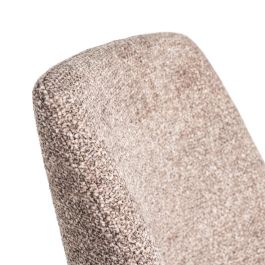 Silla Jaspeado Taupe Tejido-Metal 50 X 57 X 81 cm