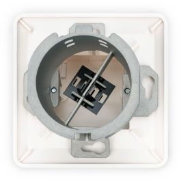 Digitus Toma Mural Fibra Óptica FTTH SC/LC Empotrada para Interior Blanco ABS IP20