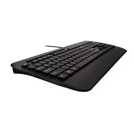 Teclado y Ratón V7 CKU300ES Negro Español QWERTY Teclado y Ratón V7 CKU300ES Negro Español QWERTY