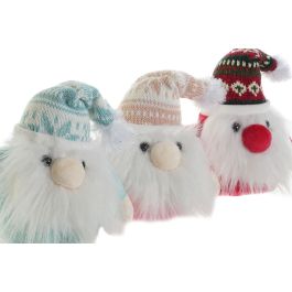 DKD Home Decor Peluche Navidad Tradicional Multicolor 14 x 10 x 14 cm (12 Unidades)