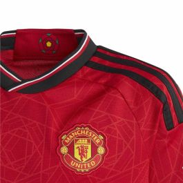 Camiseta de Fútbol de Manga Corta para Niños Adidas Manchester (7-8 Años)