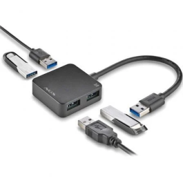 NGS IHUB3.0TINY Hub USB 3.0 de 4 Puertos 5Gbps para PC/MAC