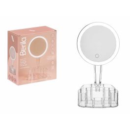 Berilo Espejo LED Organizador de Cosmética 21x9x18 cm Transparente - Plástico ABS/PS (6 Unidades) Precio: 47.49999958. SKU: B1FRX6KSYM