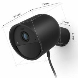 Philips Hue Cámara Secure con cable AAAAQ79290 - HD 1080P Interior y Exterior - Control por Aplicación - Color Negro