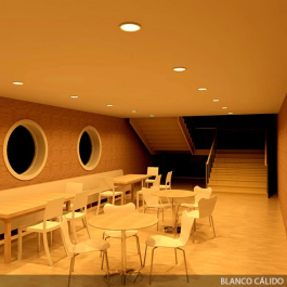 HO Foco Downlight LED 18W 1800Lm 6000K Circular Cristal Ø200mm 40.000H HO-MB01-O-18W-CW