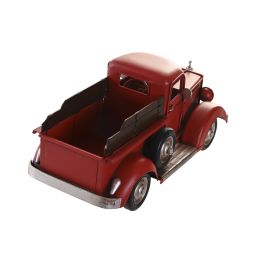 DKD Home Decor Vehiculo Decoracion Vintage Amarillo Rojo Metal 25 x 11.5 x 11 cm (4 Unidades)