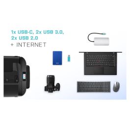 Hub USB 3 Puertos i-Tec C31NANODOCKPROPD