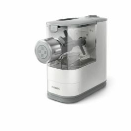 Philips HR2345/19 Máquina de Pasta Automática 450g en 18min con 4 Moldes (Espagueti, Penne, Fettuccini, Lasaña) y Recetario Blanco