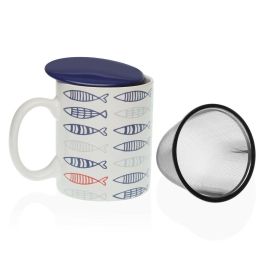 Taza con Filtro para Infusiones Versa Peces Porcelana Gres Precio: 8.49999953. SKU: S3410458