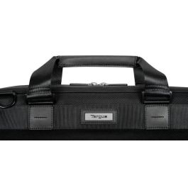 Targus TBT932GL Maletín para Portátil de 16" (40,6 cm) Negro, Nylon/Poliuretano, Resistente al Agua