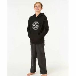 Sudadera con Capucha Niño Rip Curl Stapler Hood Negro