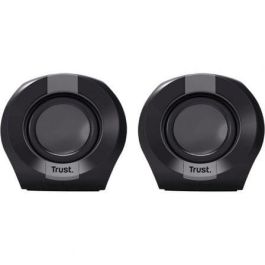 Trust Altavoces 2.0 Polo 8W RMS USB Control Volumen Negro