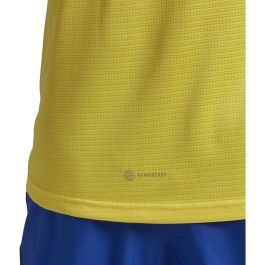Camiseta de Manga Corta Hombre Adidas Amarillo M